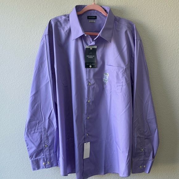 Van Heusen Men’s Button Front Shirt Size 2XL NWT - Picture 1 of 5